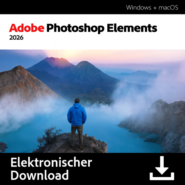 Adobe Photoshop Elements 2025 | pour Windows / Mac